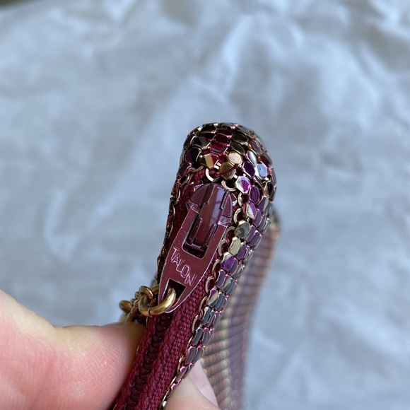 Whiting & Davis Rare Vintage Mesh Clutch/Wallet/Cosmetic Case - Picture 6 of 13